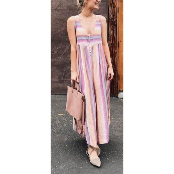 Free People Nora Jumpsuit Sz. XXS - Picture 2 of 9